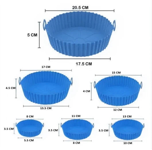 MOLDES DE SILICONA PARA FREIDORA DE AIRE